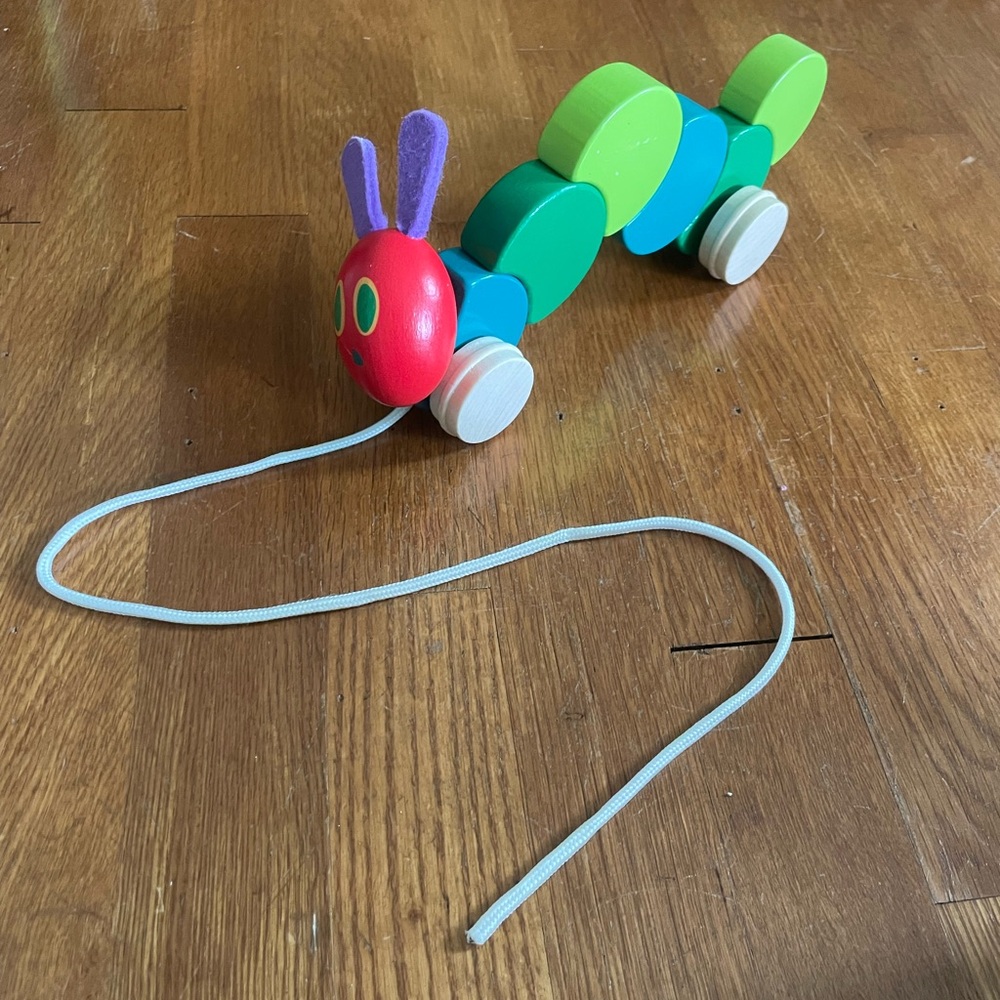 Vibrant Pull-Along Caterpillar Toy